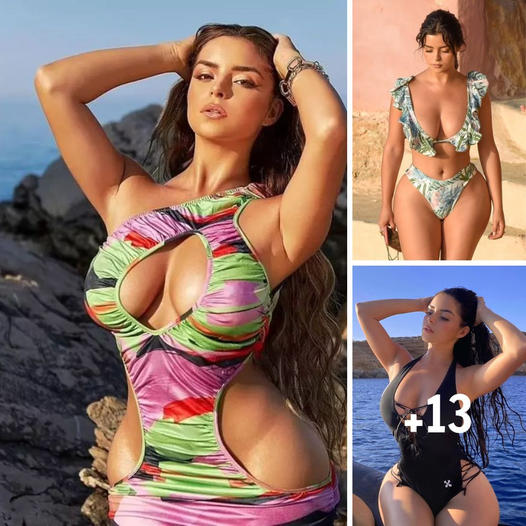 Demi Rose shows off her incredible curves in a revealing animal print ʙικιɴι